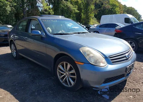 2005 Infiniti G35X z USA, uszkodzony, nr VIN JNKCV51F85M315433